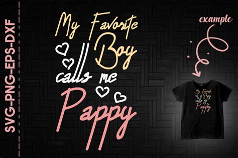 Download Free My Favorite Boy Calls Me Pappy Father Files DXF Files