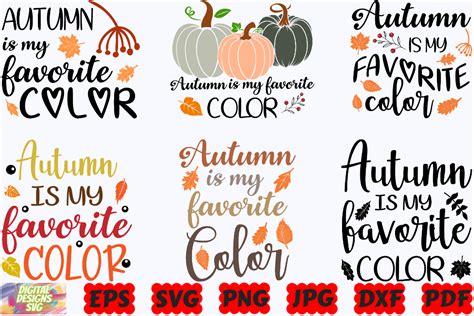 Download Free My Favorite Color Is Autumn Silhouette