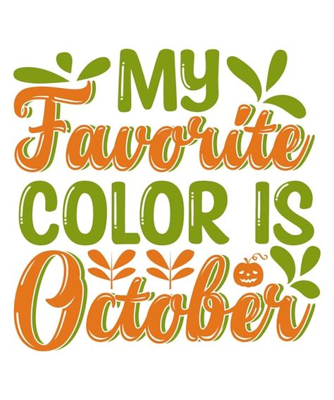 Download Free My Favorite Color Is October Files Free PSD Mockups