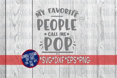 Download Free My Favorite People Call Me Pop Father DXF Files