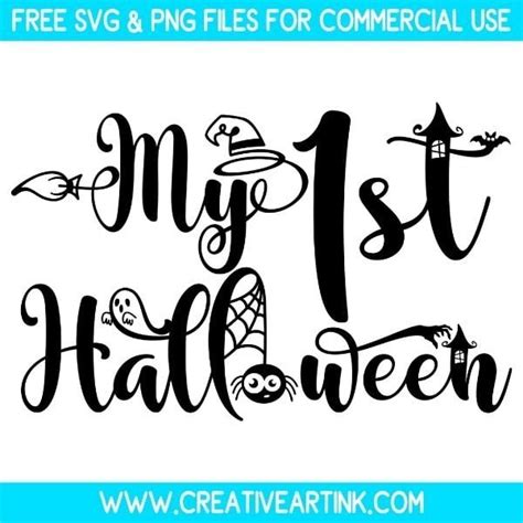 Download Free My First Halloween SVG Cut File Commercial Use For Crafts