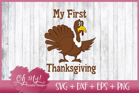 Download Free My First Thanksgiving Cutting File DXF Files