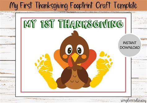 Download Free My First Thanksgiving Printable