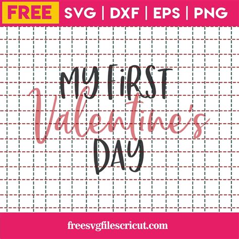 Download Free My First Valentine's Day Printable