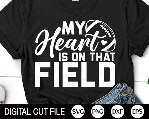 Download Free My Heart Is On That Field - Football DXF Files