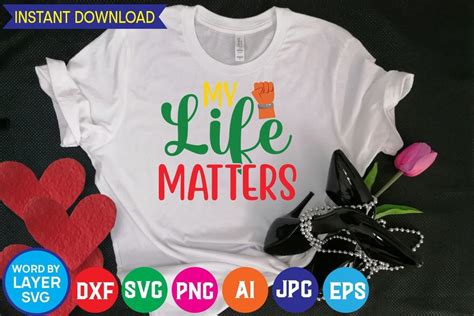 Download Free My Life Matters SVG Cut File Easy Edite