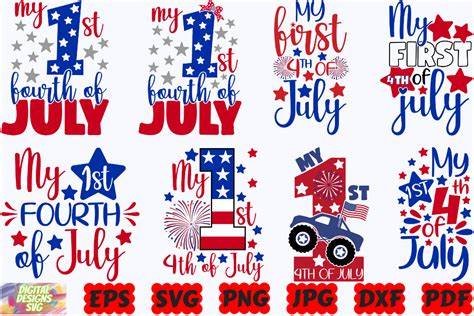 Download Free My first 4th of July SVG Files For Crafts