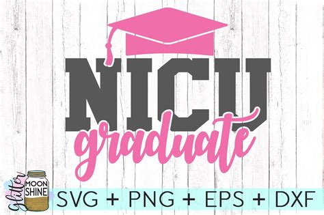 Download Free NICU Grad Silhouette DXF Files