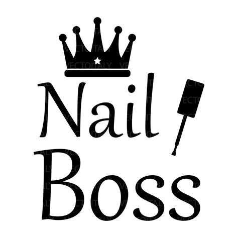 Download Free Nail Boss SVG Cut File Files