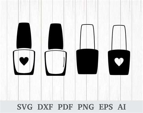 Download Free Nail Polish - SVG File,DXF File Creativefabrica