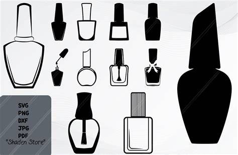 Download Free Nail Polish - SVG File,DXF File Creativefabrica For Crafts