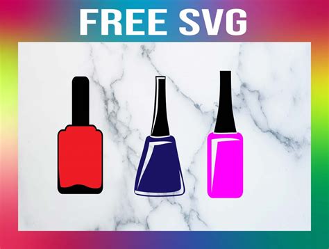 Download Free Nail Polish - SVG File,DXF File Files