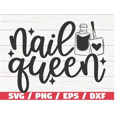Download Free Nail Queen SVG Cut File Crafts