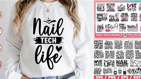Download Free Nail Tech Life SVG Cut File Crafts