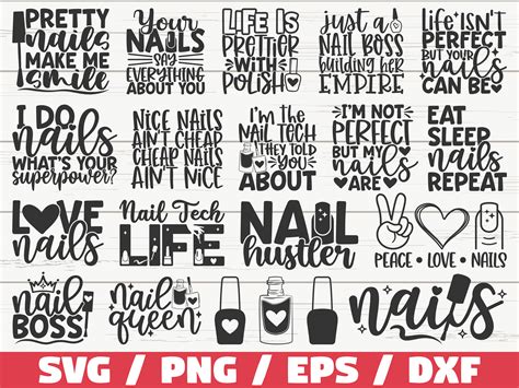 Download Free Nail Tech Life SVG Cut File Files DXF Files