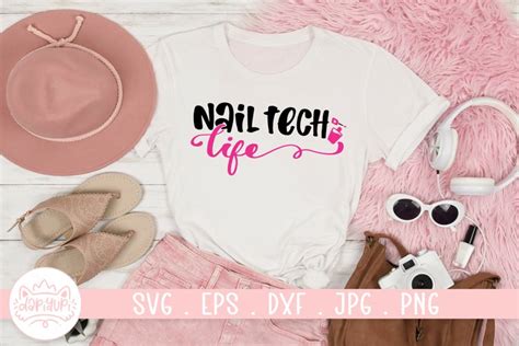 Download Free Nail Tech Life SVG Cut File Files Free PSD Mockups