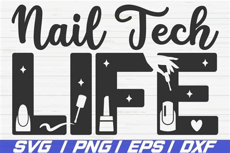 Download Free Nail Tech Life SVG Cut File for Cricut Machine