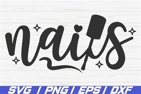Download Free Nails SVG Cut File for Cricut Machine