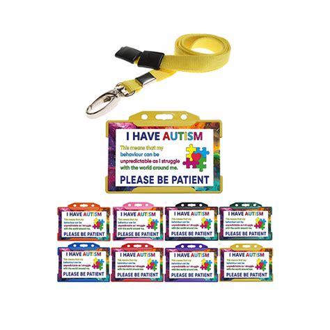 Download Free Name Card I Have Autism Files