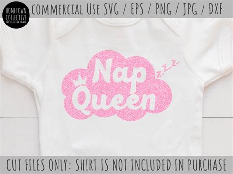 Download Free Nap Queen SVG Commercial Use DXF Files