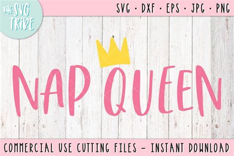 Download Free Nap Queen SVG Files DXF Files