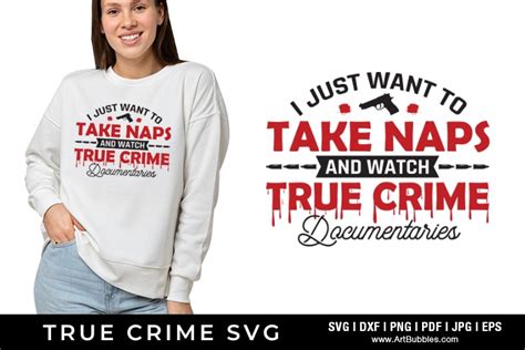 Download Free Naps And True Crime Documentaries SVG Cut File Cut Files