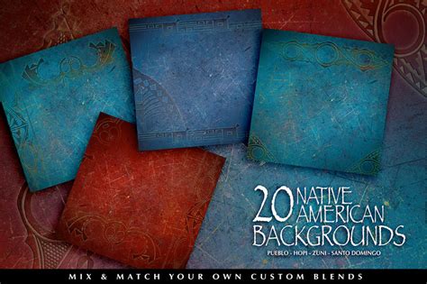 Download Free Native American Backgrounds - Shadow Spirits Files Free PSD Mockups