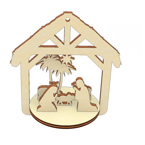 Download Free Nativity Scene DXF Files