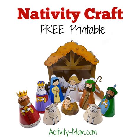 Download Free Nativity Scene For Crafts