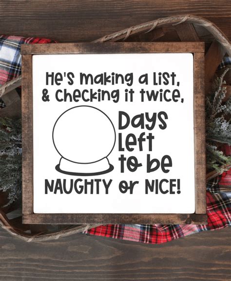 Download Free Naughty or Nice Countdown Files