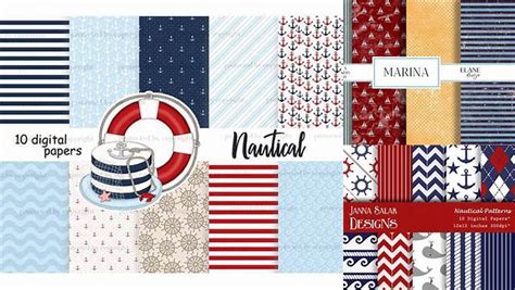 Download Free Nautical Boy Digital Paper Cut Files