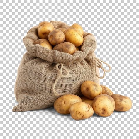 Download Free Net Bag With Potato Black PSD Yellowimages