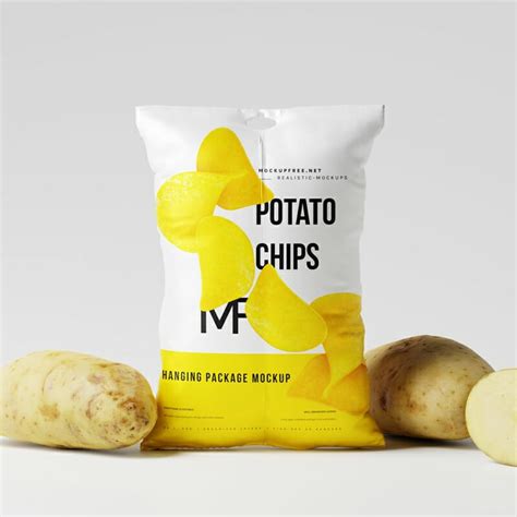 Download Free Net Bag With Potato PSD Generator Free PSD Mockups