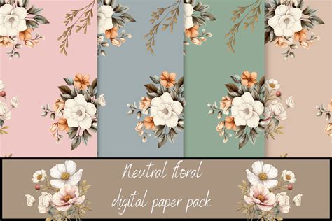 Download Free Neutral Digital Paper Pack Commercial Use for Cricut
