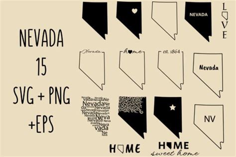 Download Free Nevada State Clipart Commercial Use For Crafts