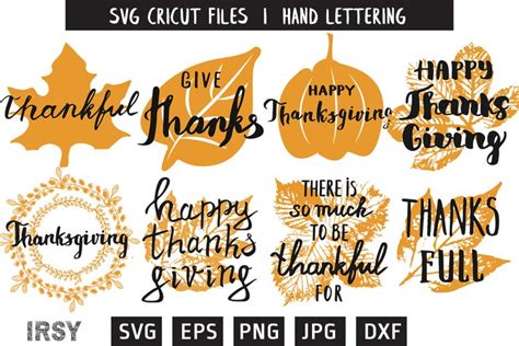 Download Free New Fall Hand Lettering Cut file Commercial Use DXF Files
