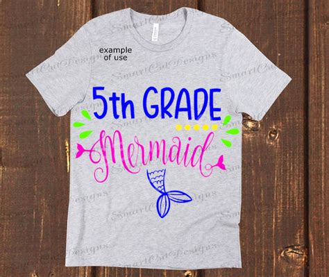 Download Free New Mermaid In Fifth Grade SVG Cut File Cut Files