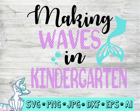 Download Free New Mermaid In Kindergarten SVG Cut File Cut Files