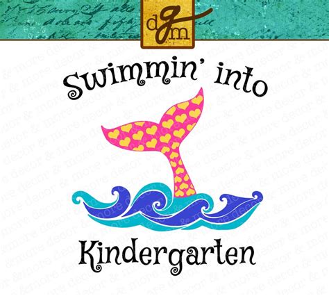 Download Free New Mermaid In Kindergarten SVG Cut File Files For Crafts