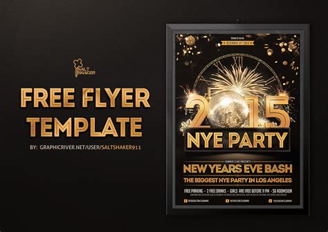 Free New Years Eve Flyer Template by saltshaker911 on DeviantArt