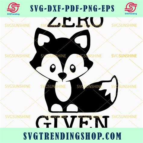Download Free No fox given SVG DXF Files