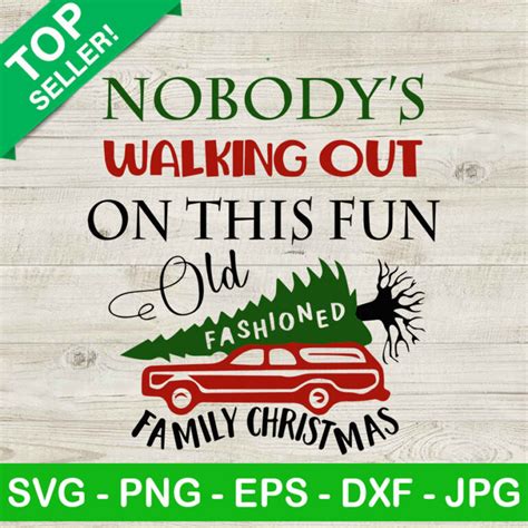 Download Free Nobody Walking Out This Fun Family Xmas Files DXF Files