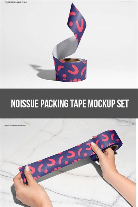 Download Free Noissue Packing Tape Mockup Set PSD Templates Generator PSD Files