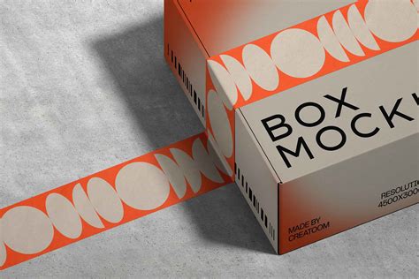 Download Free Noissue Packing Tape Mockup Set PSD Templates Placeit