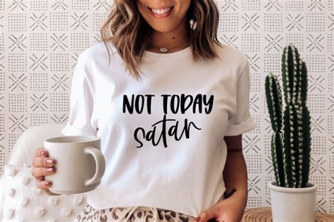 Download Free Not Today Satan Jesus Files DXF Files