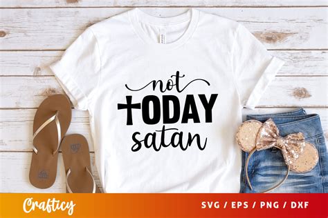 Download Free Not Today Satan SVG Cut File Commercial Use Free PSD Mockups