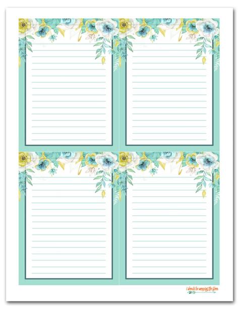 Free Note Cards Printable