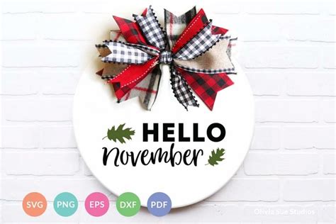 Download Free November SVG DXF Files