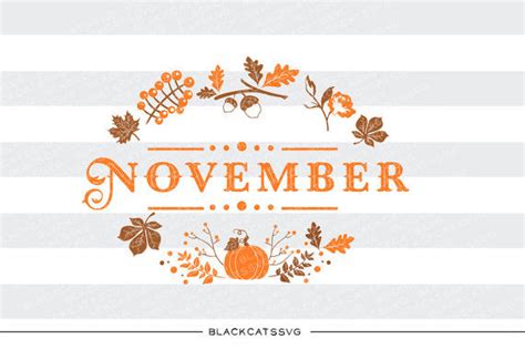 Download Free November SVG Files Free PSD Mockups