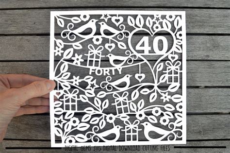 Download Free Number 40 SVG / DXF / EPS Files For Silhouette